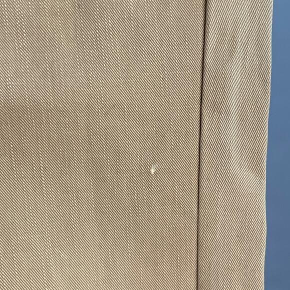 RRL by RALPH LAUREN Size 31 Khaki Cotton Cuffed Straight Button Fly Casual Pants - Picture 6 of 12